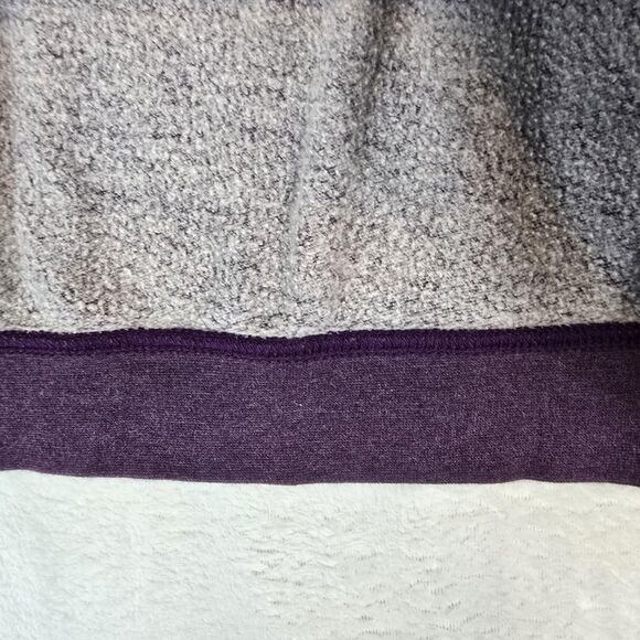 Nike Hoodie Womens XL Purple Full Zip Sweatshirt Drawstring Swoosh Logo 853930 - Picture 9 of 15